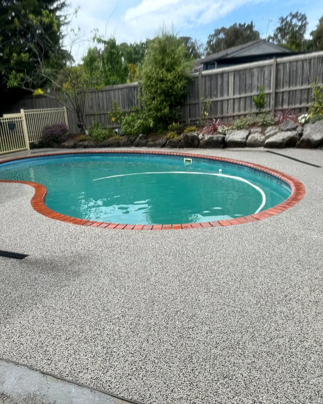 Pool Surrounds project by Masters in Concreting in Melbourne