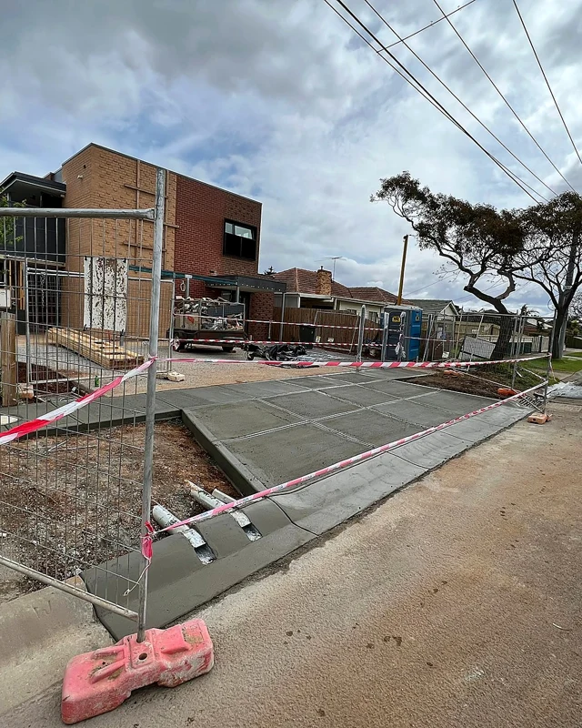 Crossover and Footpath Concrete project by Masters in Concreting in Melbourne